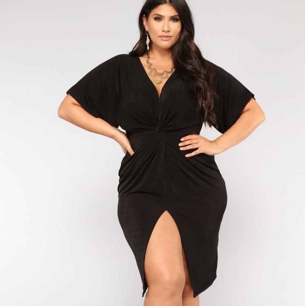 Fashion Nova Curve Knot Dress